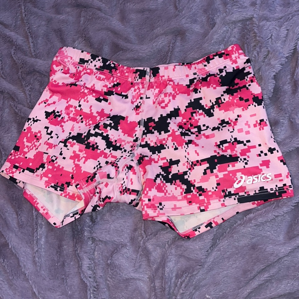 Asics medium pink cameo spandex